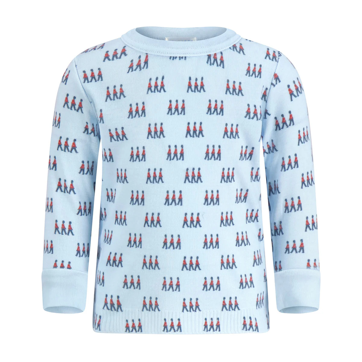 Boys & Baby Crew Long Sleeve - London Soldier Print | Polkadot England