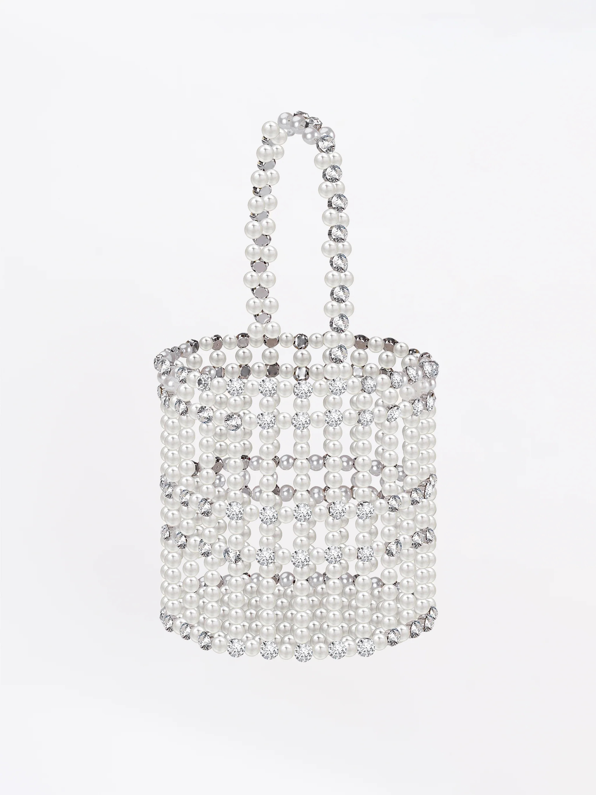 Miss Circle Pearl Diamond Mini Handbag | Miss Circle
