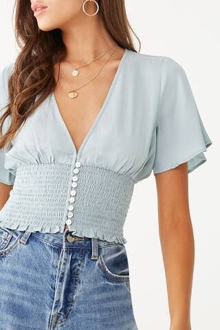 Smocked Hem Top | Forever 21 (US)