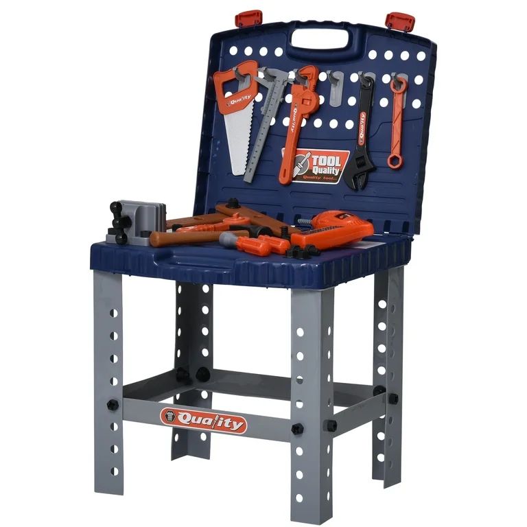 Qaba Workbench Play Construction Tool Set, 68 Pieces | Walmart (US)