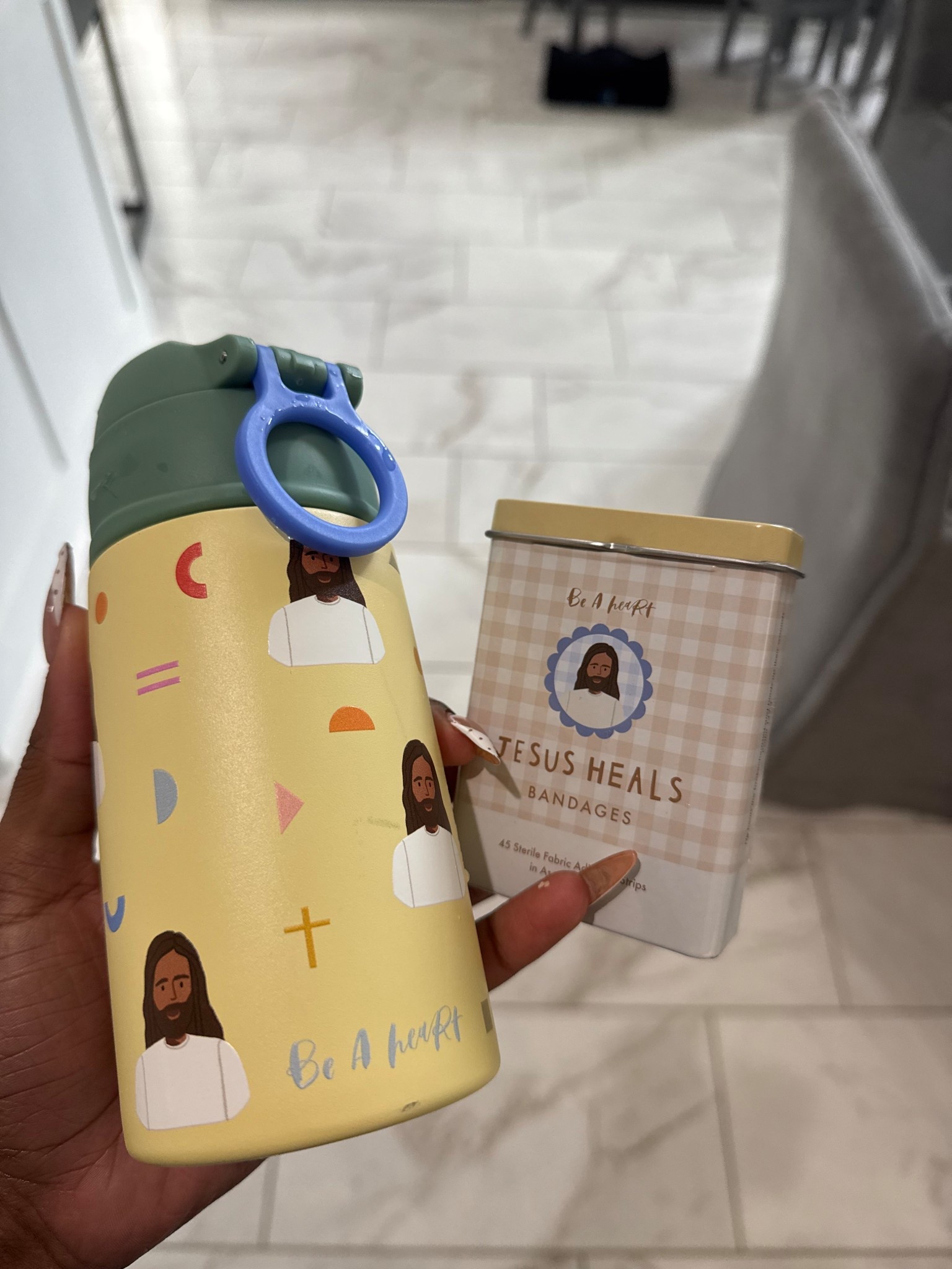 Faith based water bottle and bandages for the kids! 

#LTKKids #LTKmomlife