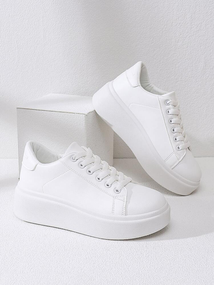 Minimalist Lace Up Front Skate Shoes
       
              
              $27.20        
    $25.... | SHEIN