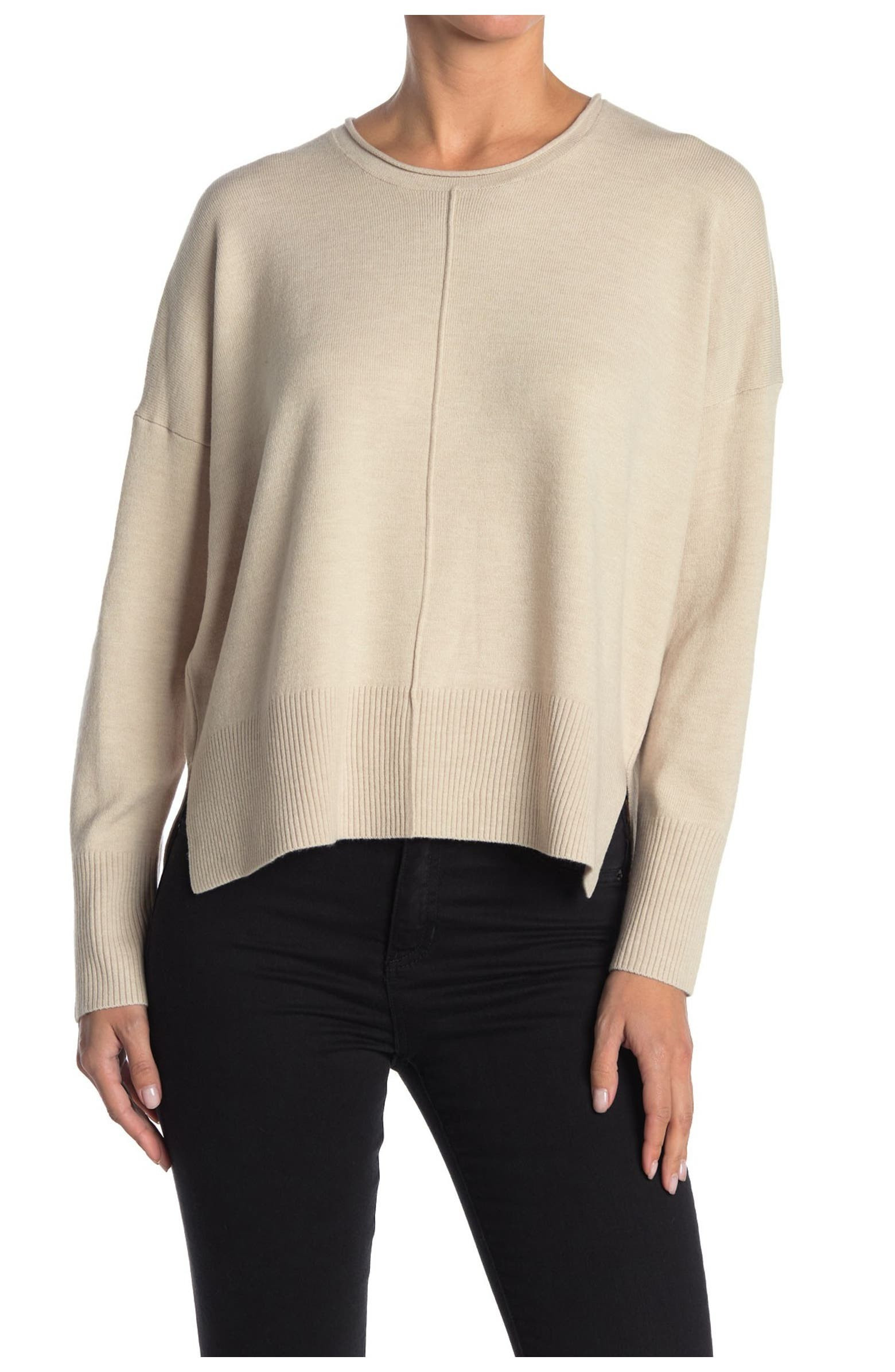 Scoop Neck Long Sleeve Sweater | Nordstrom Rack