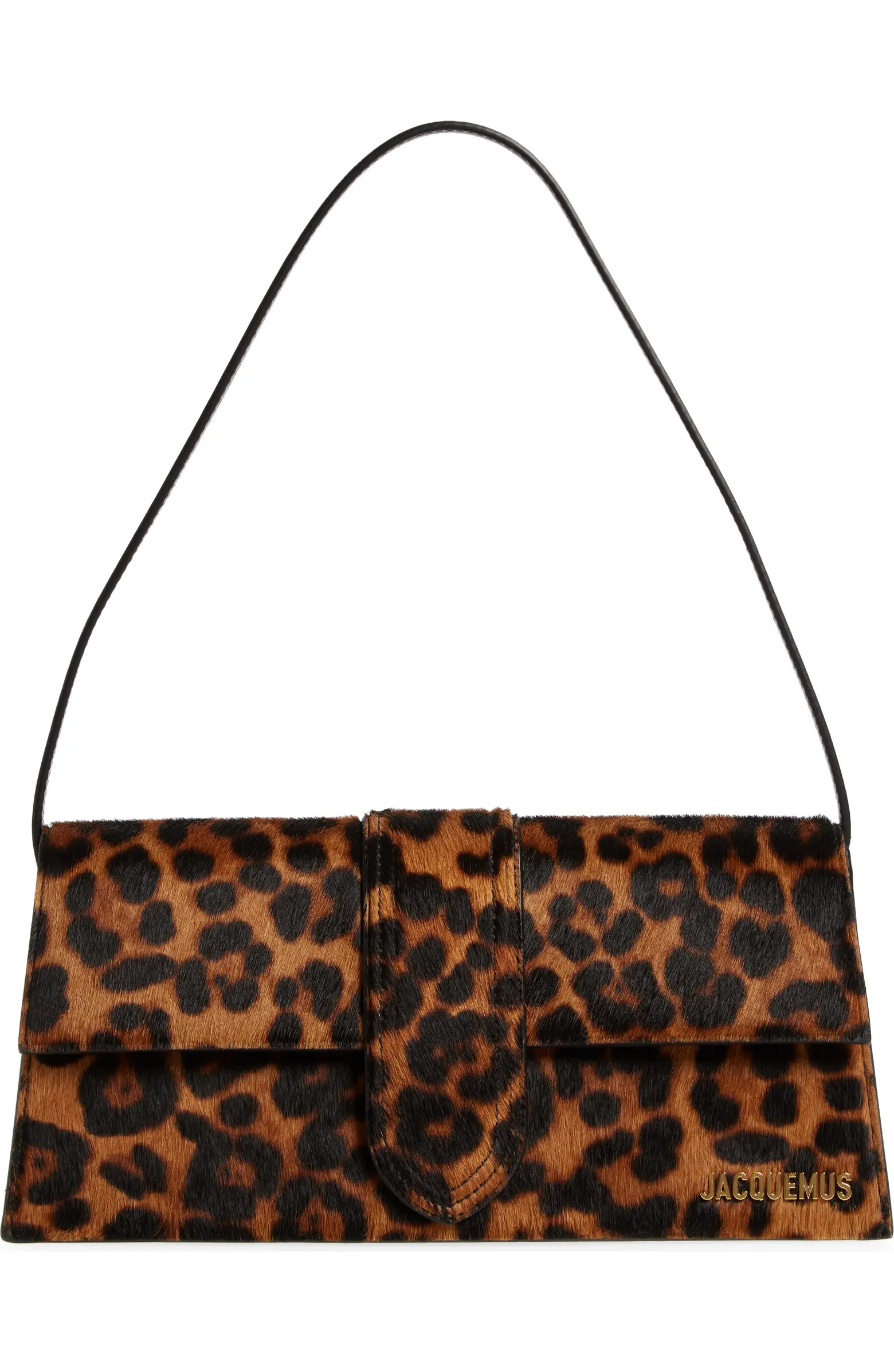 Jacquemus Long Le Bambino Genuine Calf Hair Shoulder Bag | Nordstrom | Nordstrom