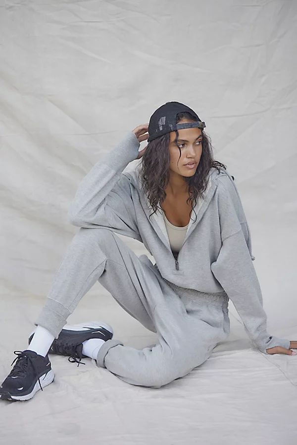 Training Day Jumpsuit by FP Movement at Free People, Grey Heather, L | Free People (Global - UK&FR Excluded)