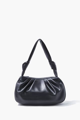 Faux Leather Ruched Shoulder Bag | Forever 21 (US)