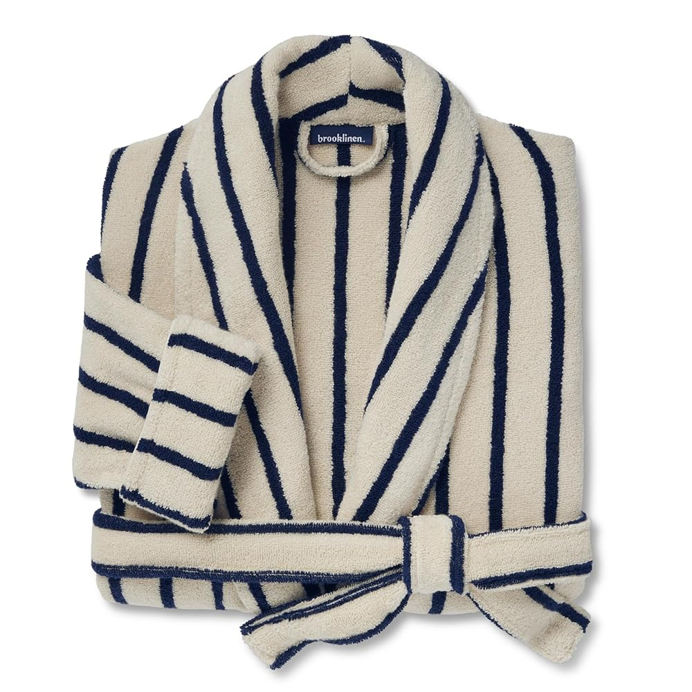Brooklinen Luxury Cotton Bath Robe, Ultra Soft, Adjustable & Machine Washable – Premium Turkish... | Amazon (US)