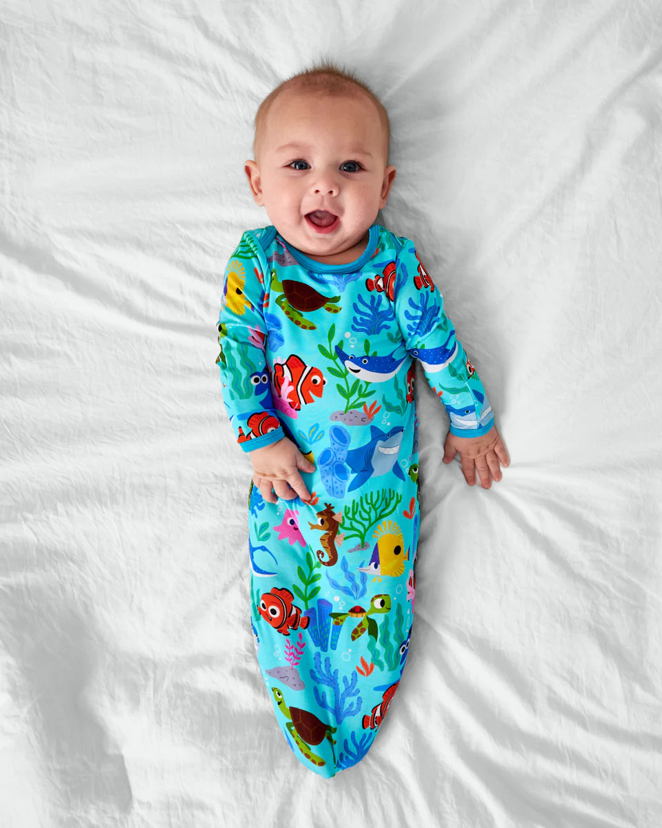 Pixar Nemo's Reef Infant Gown | Little Sleepies