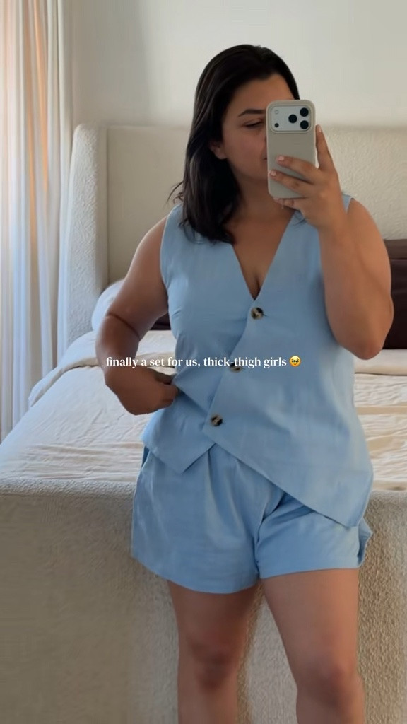 The perfect two piece set for tick thigh girls

#LTKMidsize #LTKSaleAlert #LTKPetite