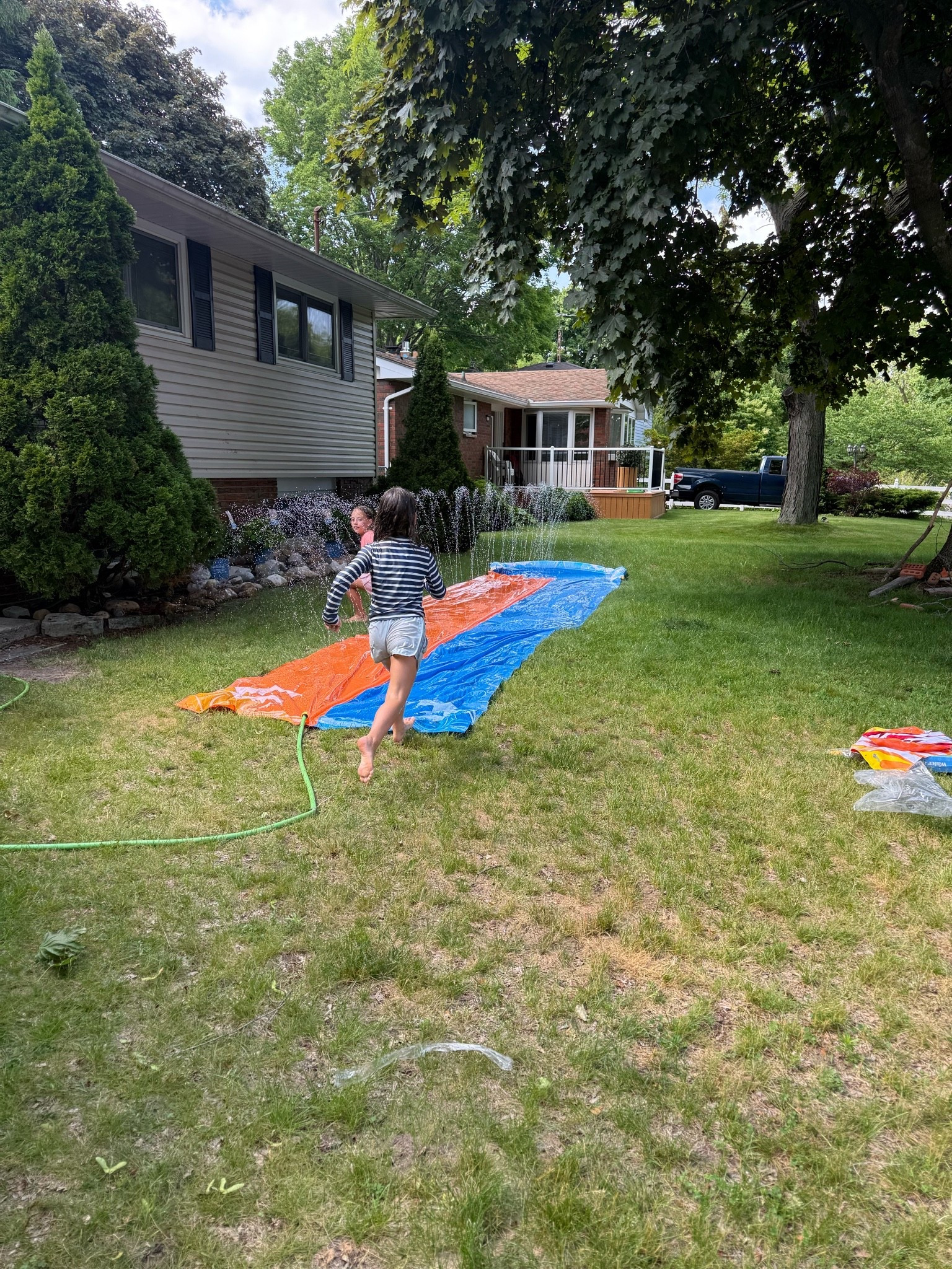 If you don’t have one of these for your kids this summer.. you’re missing out! We got this for our 7 and 9 year olds for their birthdays and it’s a HIT! It’s also on sale and from AMAZON! 

Slip and slide for kids, summer activities, things to do with kids for summer

#LTKsale #LTKfamily #LTKkids