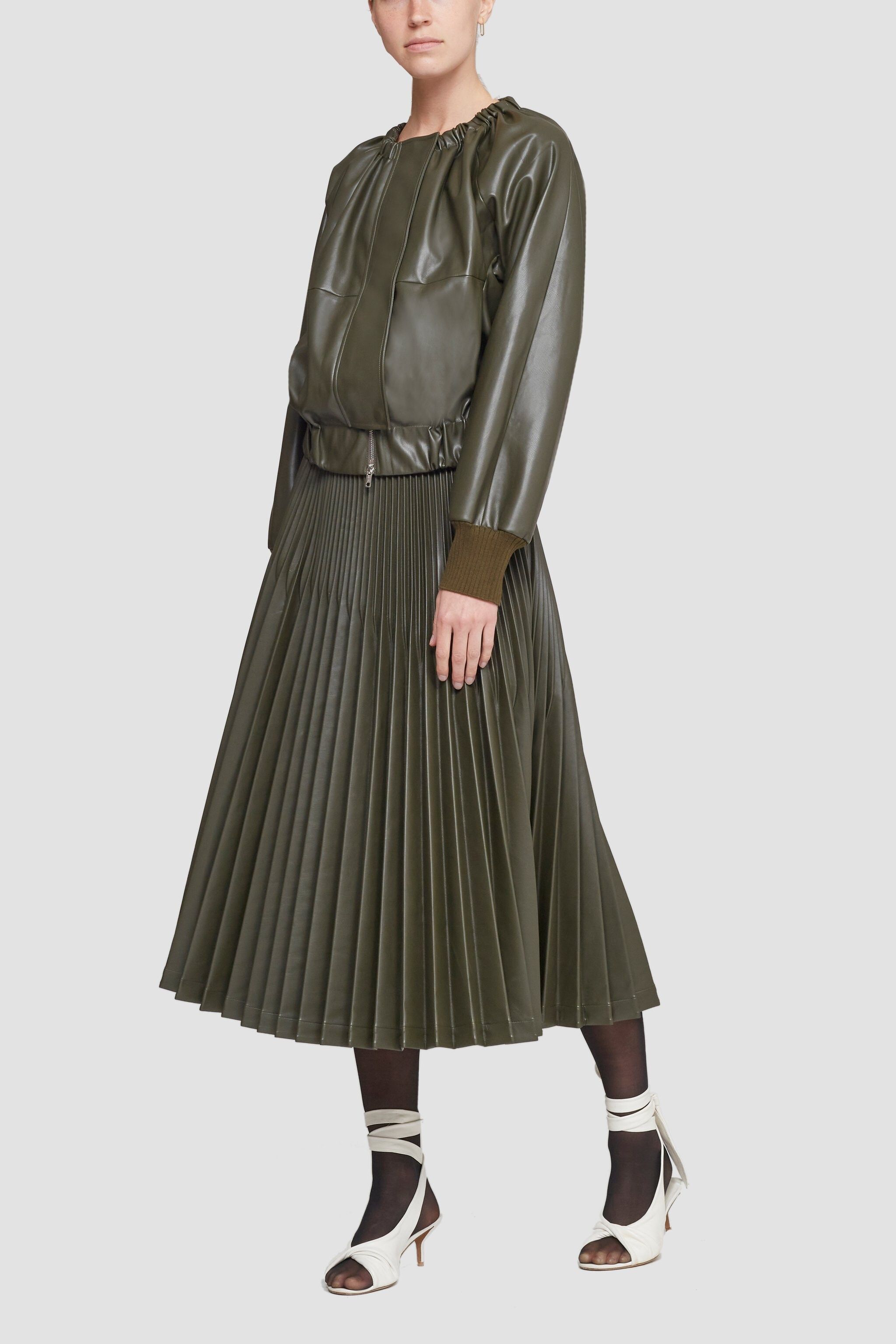 Leather Alternative Sunburst Pleated Skirt | 3.1 Phillip Lim