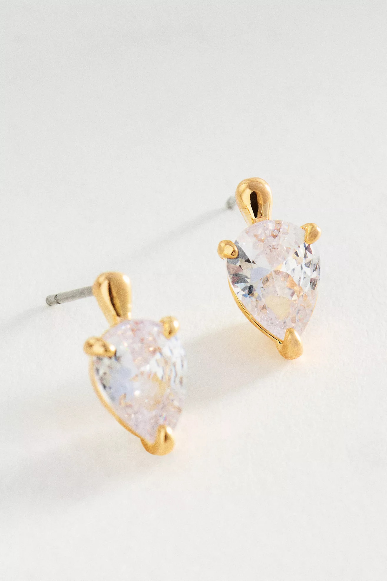 Teardrop Crystal Stud Earrings | Anthropologie (US)