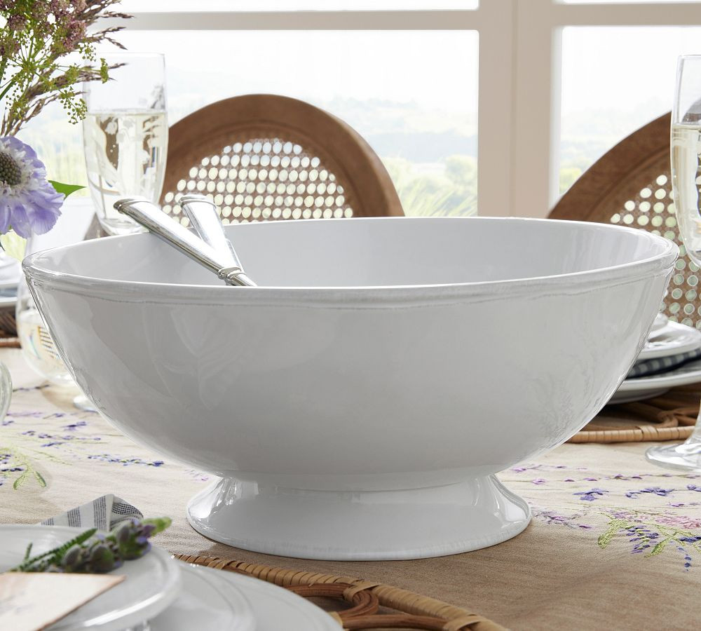 Monique Lhuillier Arles Footed Bowl | Pottery Barn (US)