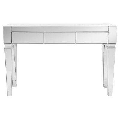 Darla Contemporary Mirrored Console Table - Aiden Lane | Target