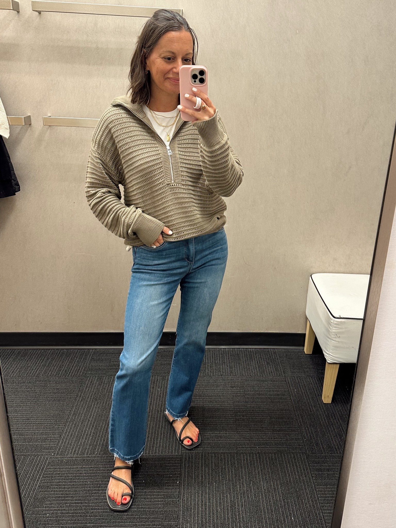 Nordstrom anniversary sale finds! This Varley pullover is a total win! It’s pricy but so worth it! Runs true to size. Looks great with these $70 jeans and $20 white tee!

#LTKOver40 #LTKPetite #LTKSaleAlert