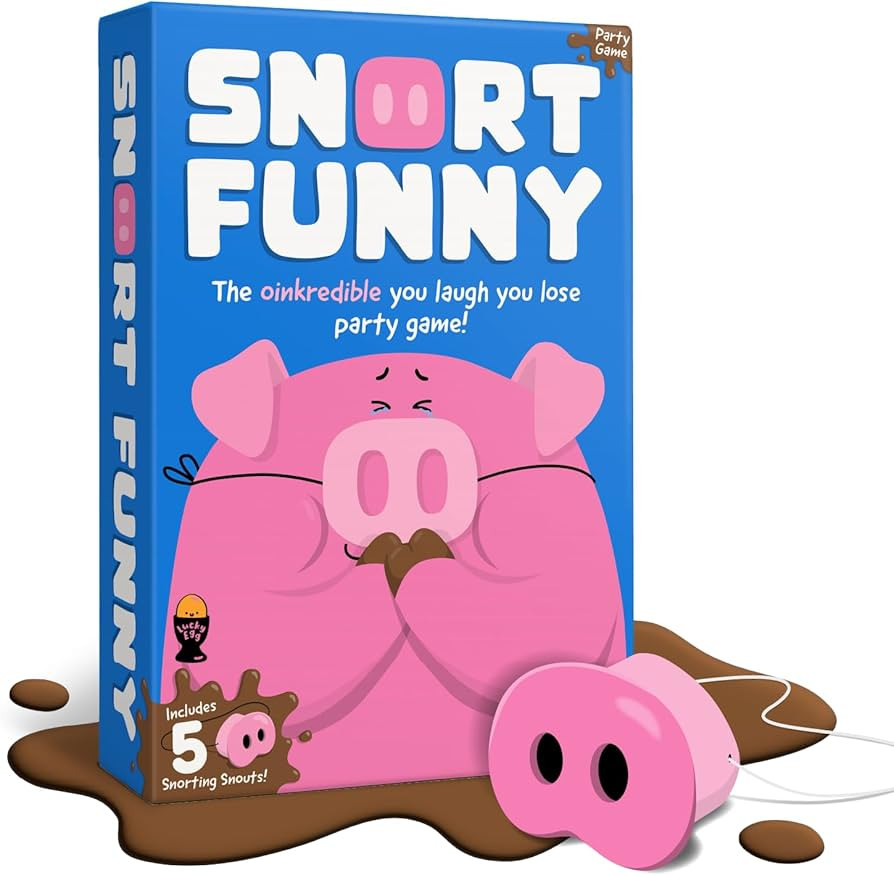 Snort Funny – The Oinkredible You Laugh You Lose Party Game, Family Games for Kids and Adults w... | Amazon (US)