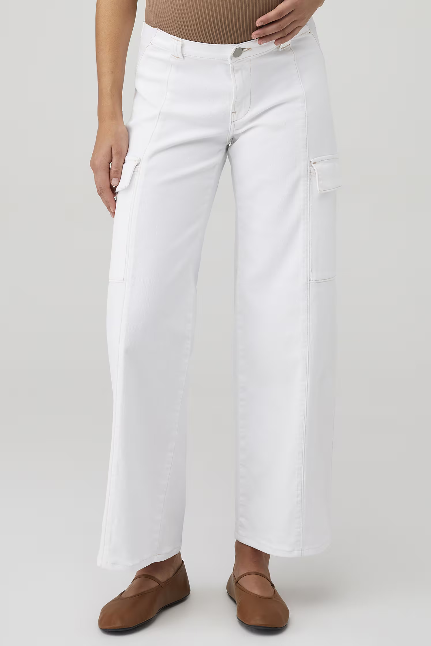MATERNITY WIDE LEG CARGO PANT | FashionPass