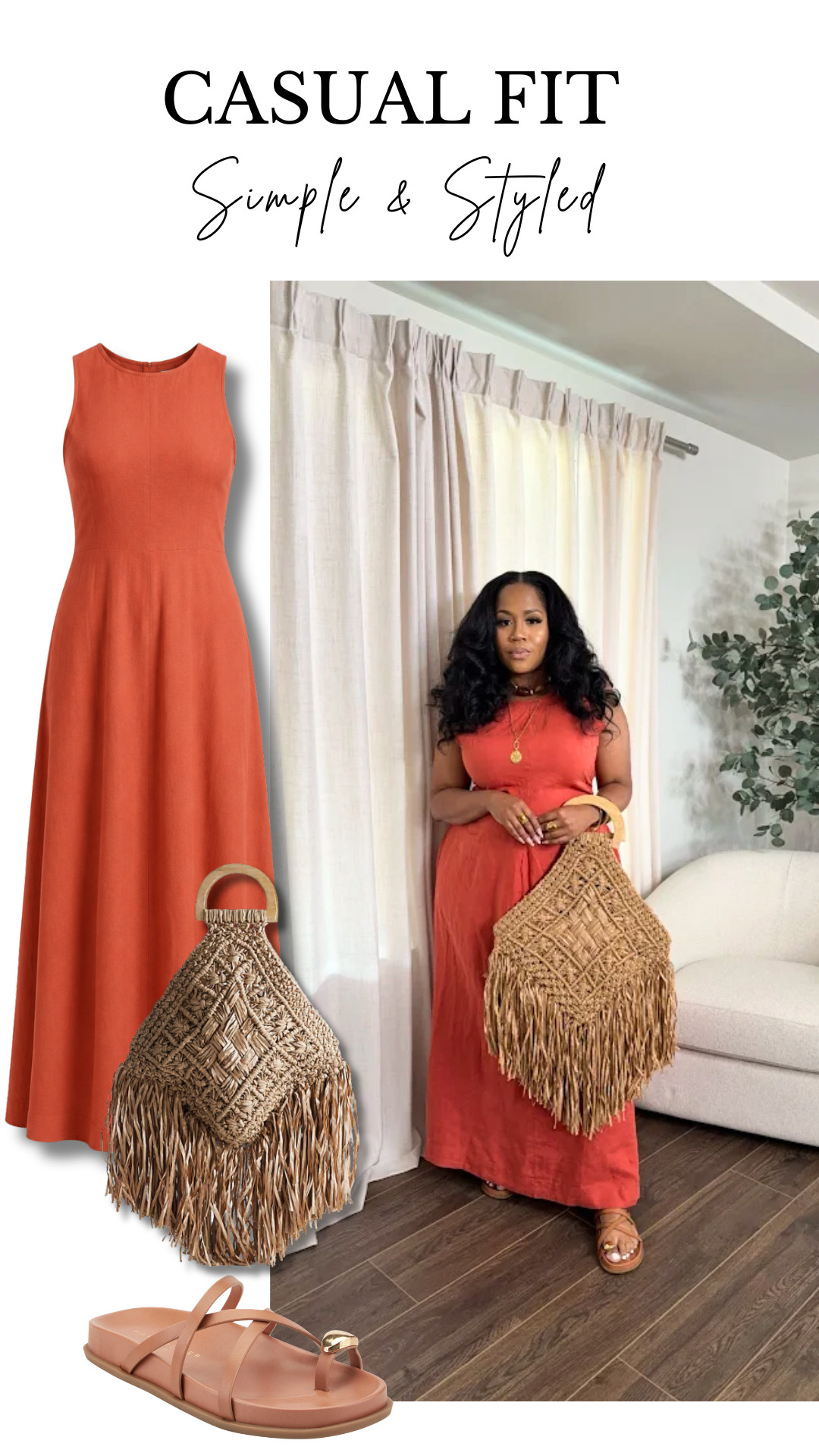 A flowy dress, a chic bag, and comfortable sandals... that's the outfit ✨ Dress and bag from @asos, sandals from @Marc Fisher.

#ASOS #MarcFisher #LTKStyle #StyleInspo #OOTD 

 #LTKgrwm #LTKootd #LTKU