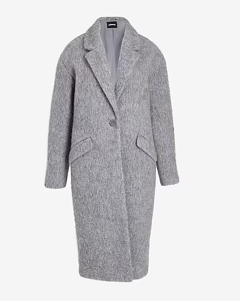 Wool-Blend Car Coat | Express