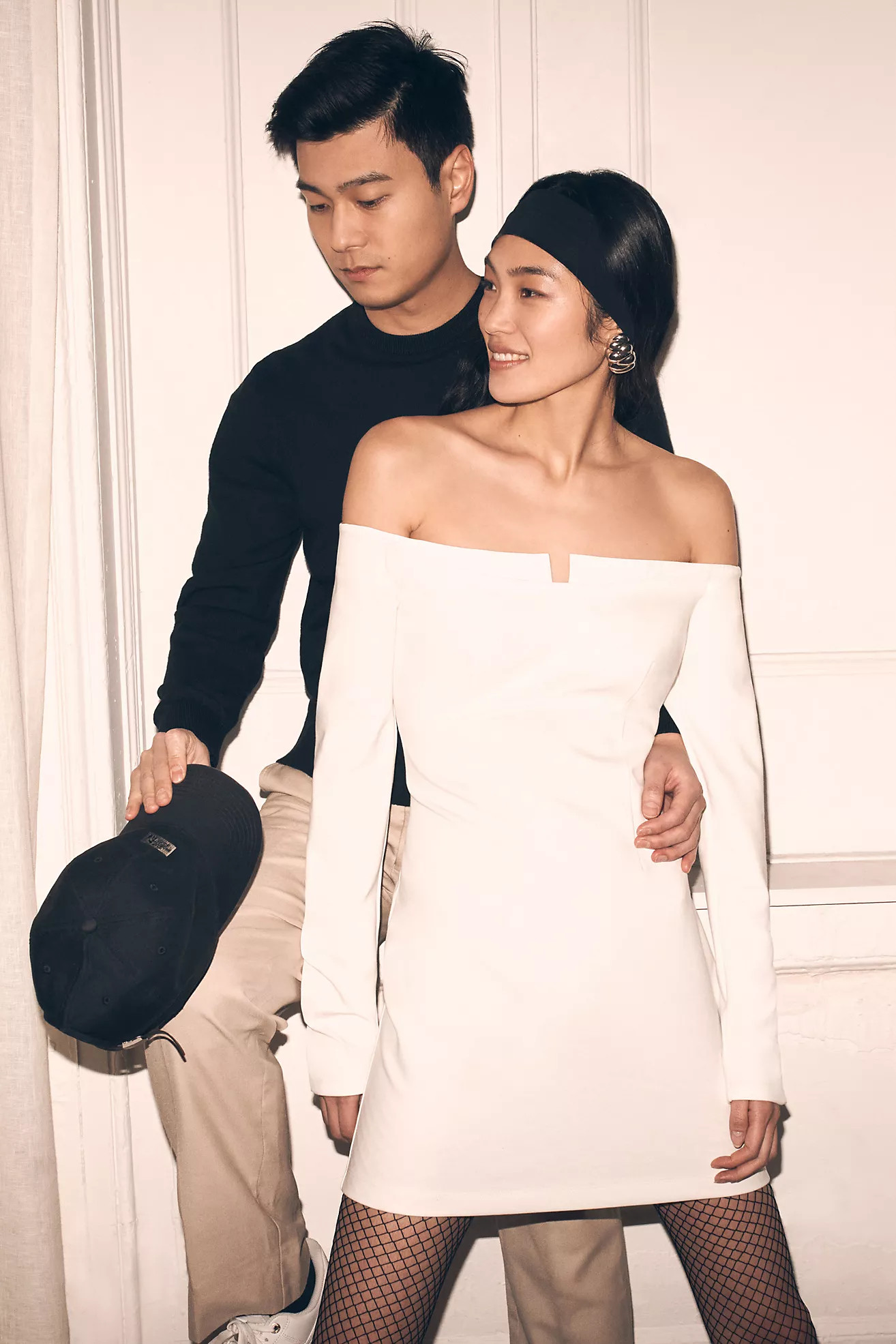 BHLDN Gianna Off-The-Shoulder Twofer Dress | Anthropologie (US)