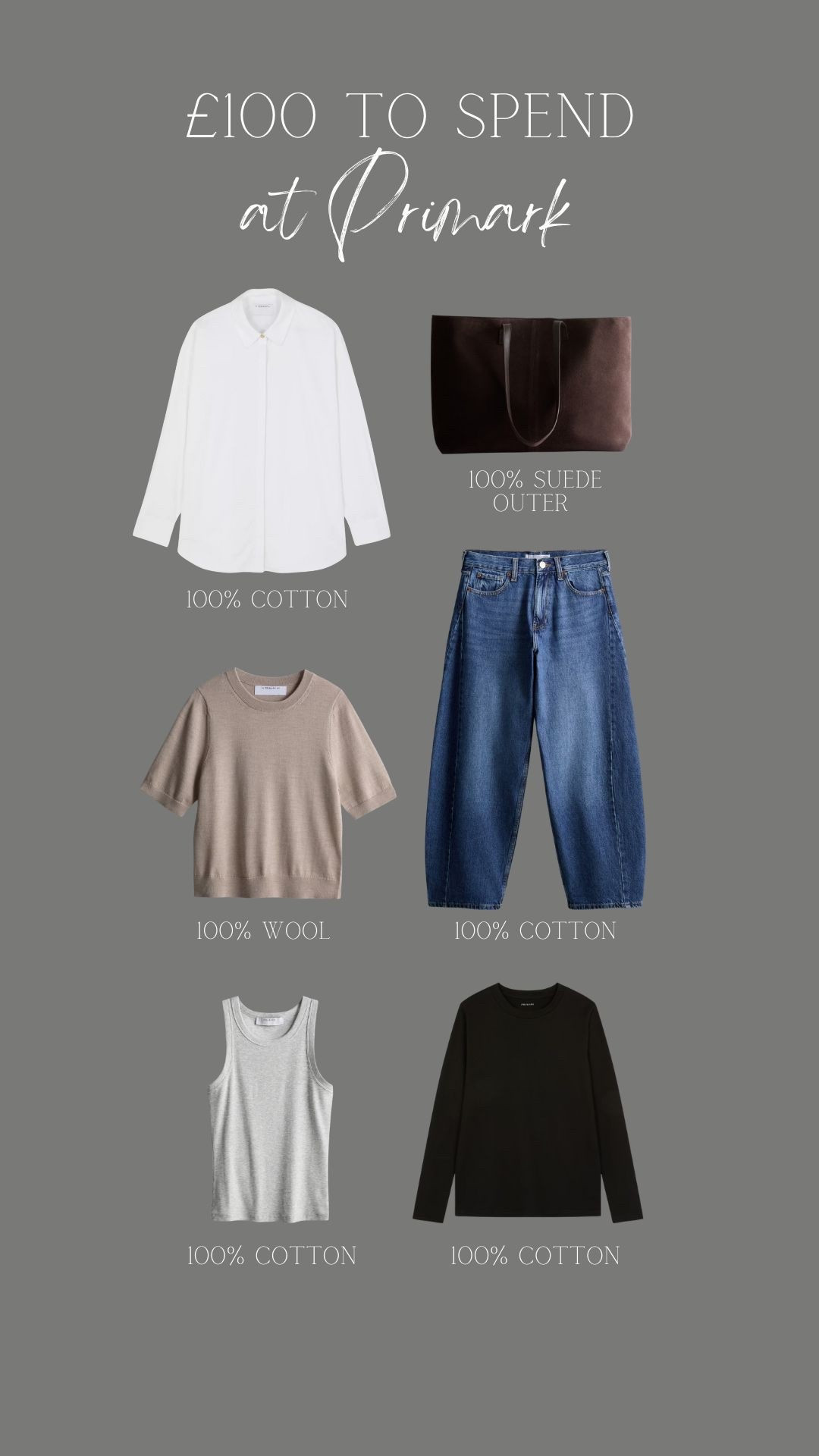 £100 to spend at Primark 