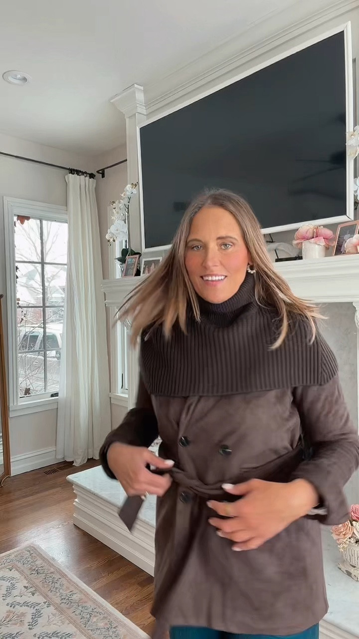 Wearing size large!  This coat is great for keeping you warm and stylish  

#LTKOver40 #LTKootd