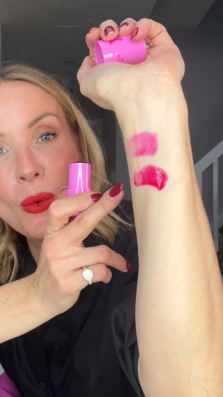 I swatched Milk Makeup cooling water jelly tints in splash, burst, chill + spritz and tested splash — if you love berry shades, this colour is made for you! 

#LTKVideo #LTKbeauty #LTKfindsunder50