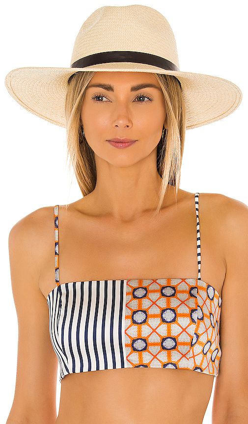 Janessa Leone Gloria Hat in Cream. - size M (also in S) | Revolve Clothing