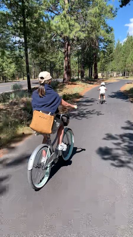 Bike rides in Sunriver. This tote has been so clutch on vacation. Love the 2 strap options. Holds a lot too  

#LTKitbag #LTKSeasonal #LTKshoecrush