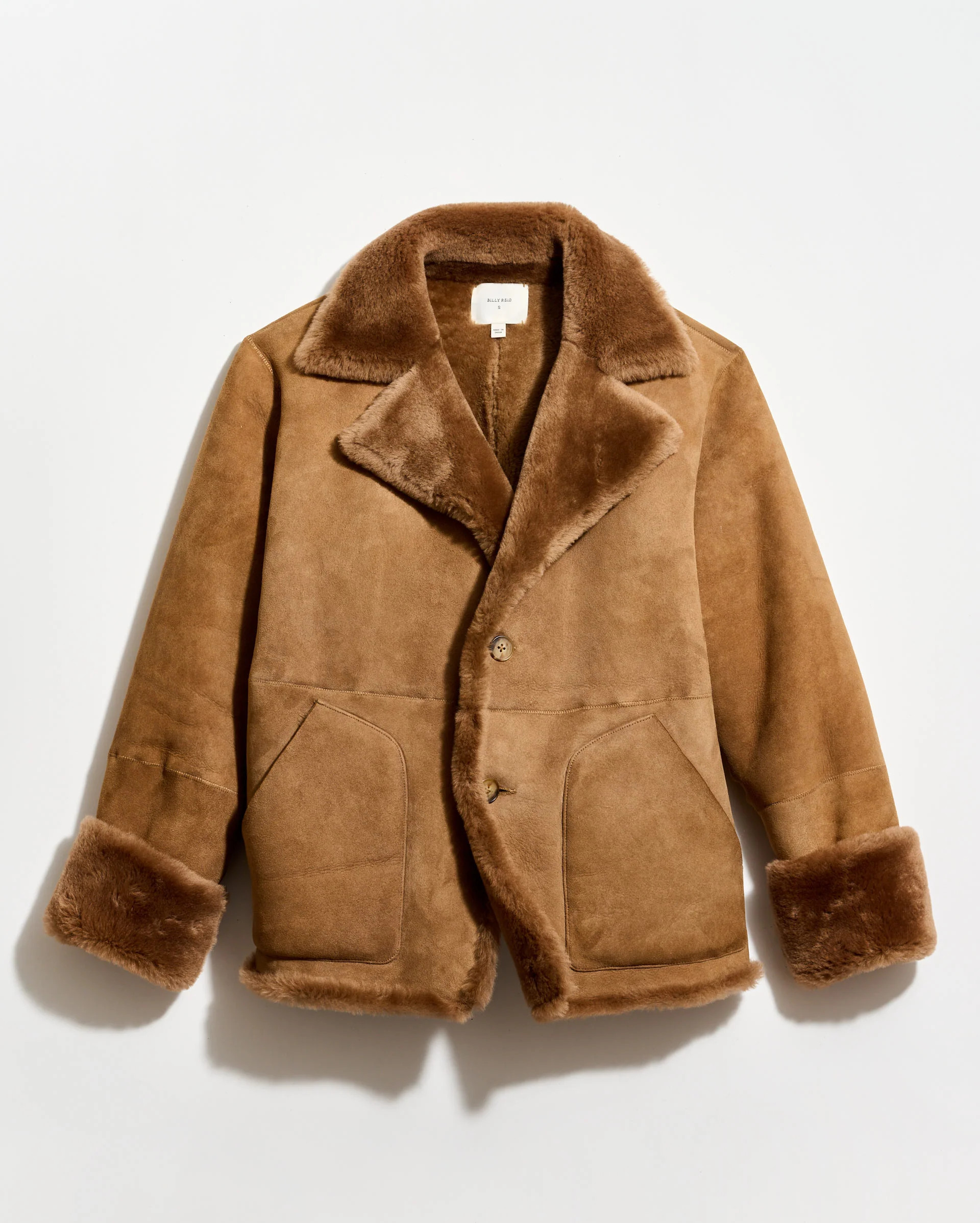 Billy Reid Shearling Jacket, Honey | Billy Reid