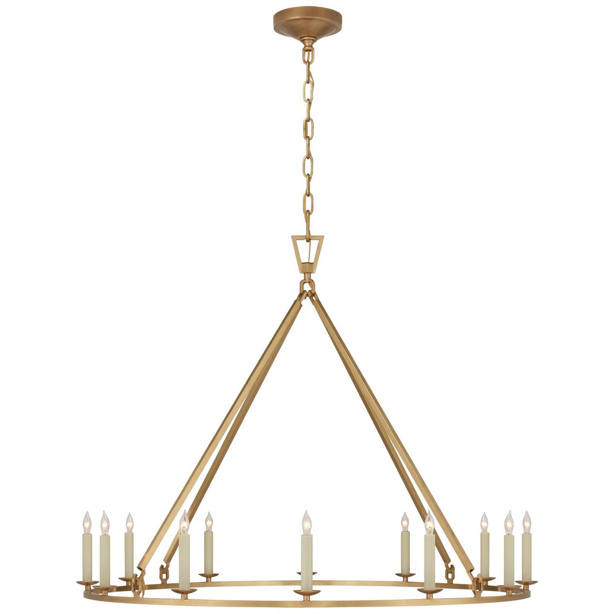 Chapman & Myers Darlana 40 Inch 12 Light Chandelier by Visual Comfort and Co. | Capitol Lighting 1800lighting.com