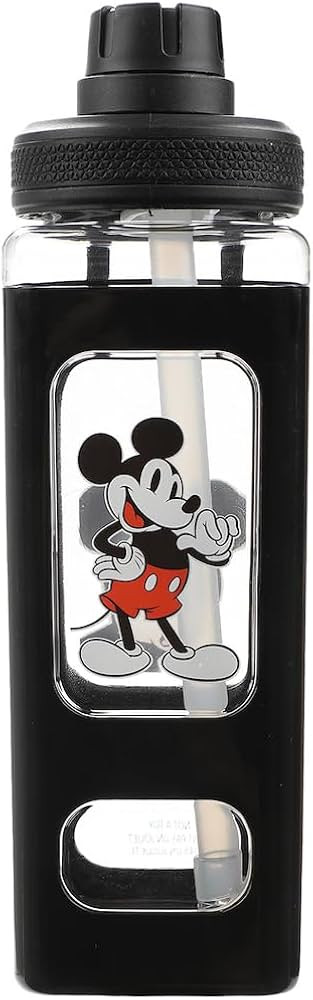 Disney Mickey Mouse 24 Oz. Plastic Square Water Bottle | Amazon (US)