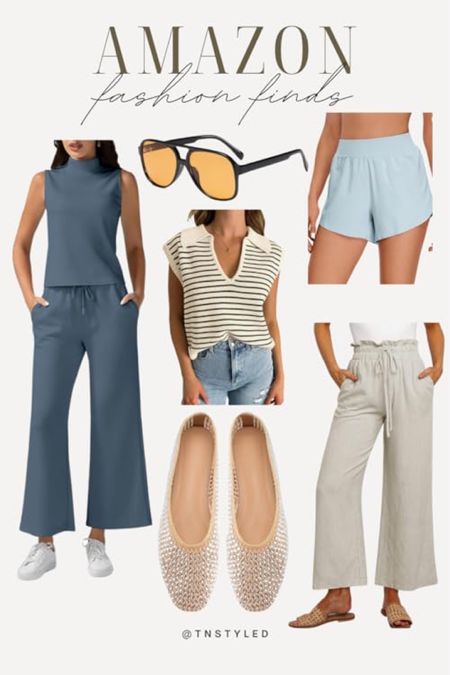 Some of my favorite spring fashion trends! Trendy sunglasses, studded shoes, trendy pants, two piece sets // amazon fashion


#LTKSeasonal #LTKstyletip