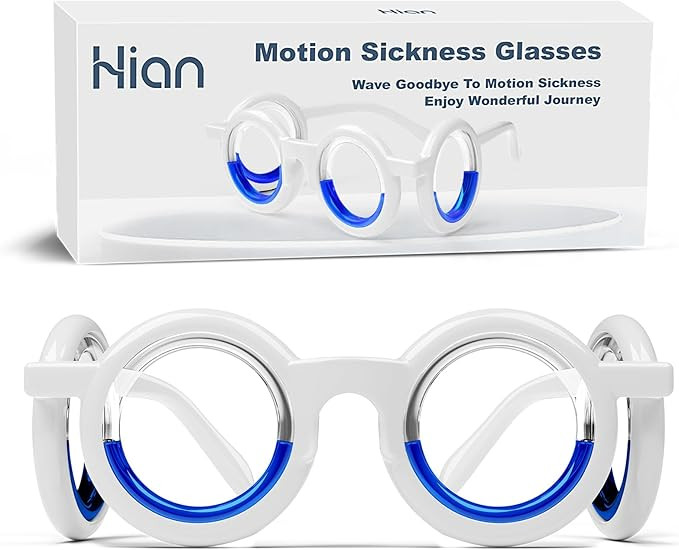 Motion Sickness Glasses, Car Sickness Glasses,Relieve Carsickness Airsickness Seasickness Glasses... | Amazon (US)