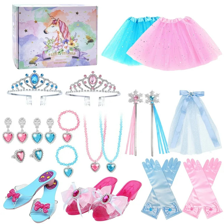 Sytle-Carry Princess Toys Princess Dress up Set Toddler Girl Toys Beauty Gift Toys for Age 3 4 5 ... | Walmart (US)