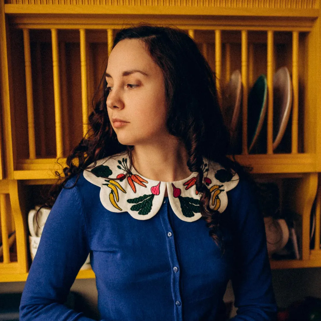 Detachable Embroidered Ruffle Collar for Woman, Adjustable Peter Pan Collar for Dresses , Cottage... | Etsy (US)