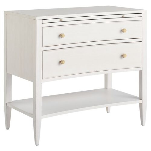 Chelsea Nightstand, Alabaster | One Kings Lane