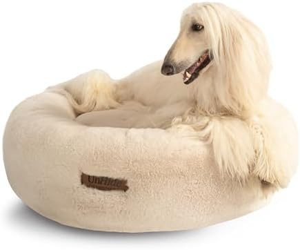 UnHide Floof Pet Bed - Large (35" x 12") - Extra Soft Dog Bed - Removable Faux Fur Cover - Machin... | Amazon (US)