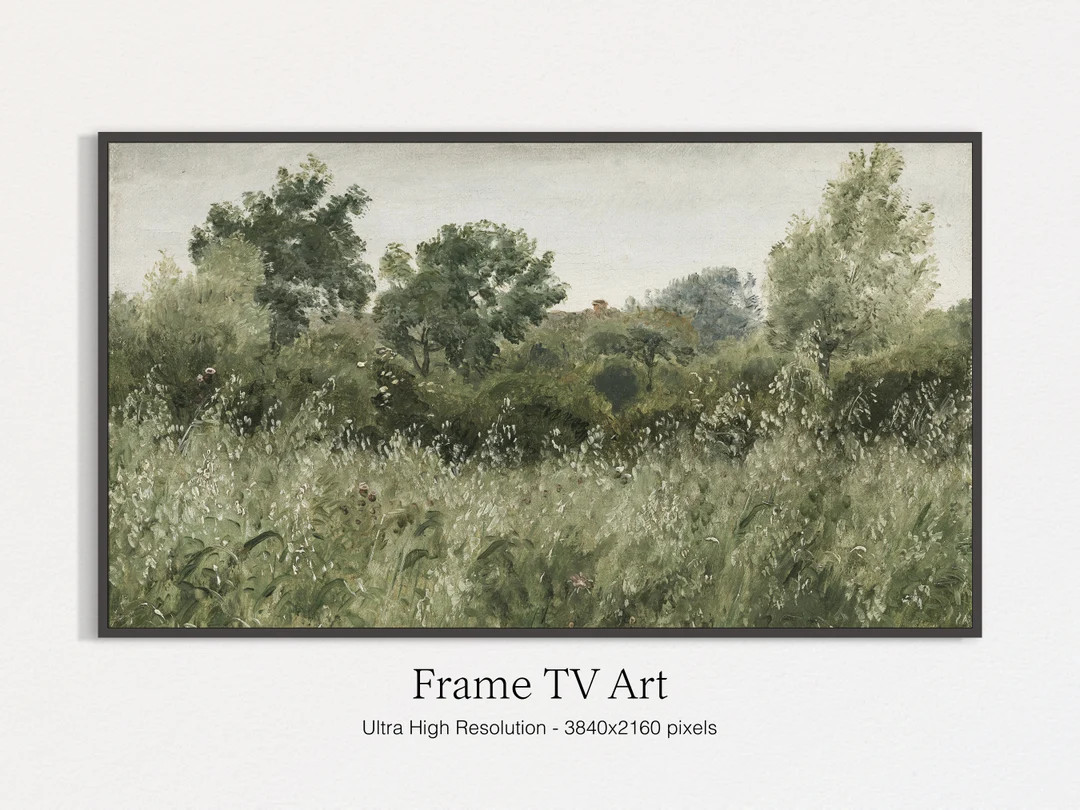 Samsung Frame TV Art | Vintage Landscape Painting | Instant Download - Etsy | Etsy (US)