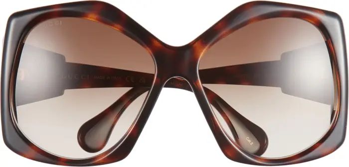 62mm Gradient Geometric Sunglasses | Nordstrom