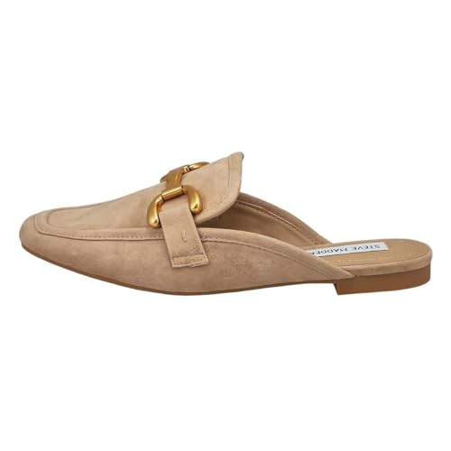 Steve Madden Women's Fortunate Mule, Taupe Suede, 7.5 | Amazon (US)