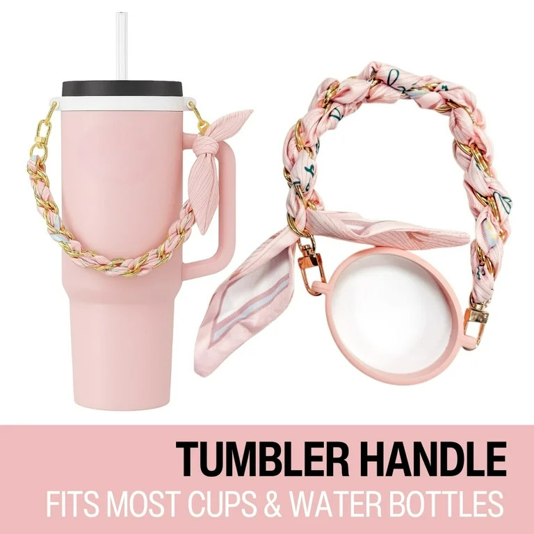 Biddlebee Water Bottle & Tumbler Handle Drinkware Accessory, Pink | Walmart (US)