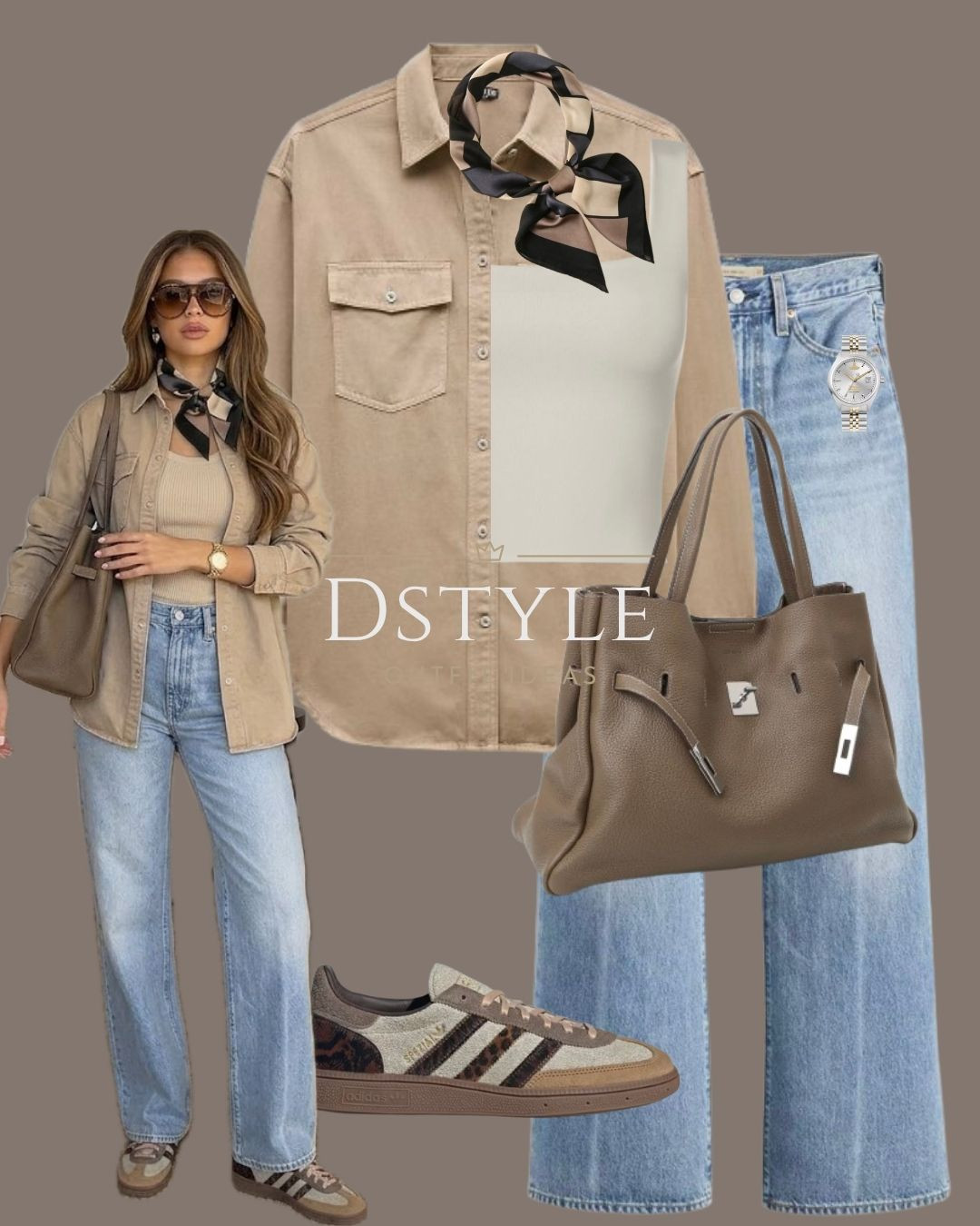 Everyday chic with subtle accents 🤍 Paired with the SAOIRSE Belt Soft Structural Shoulder Tote Large in Elephant Grey to pull the look together.

#LTKootd #LTKWorkwear