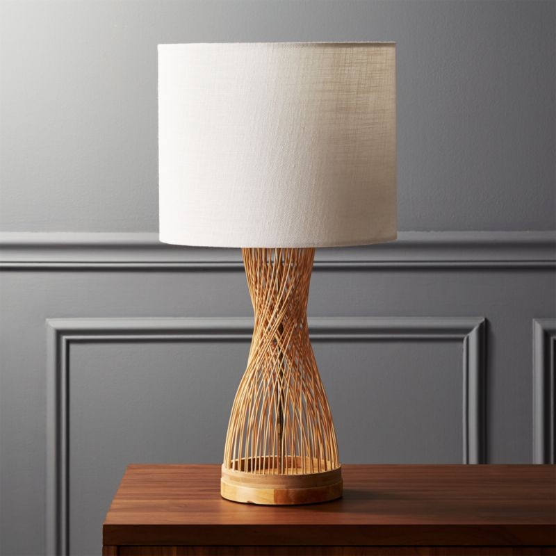 Rattan Table Lamp | CB2