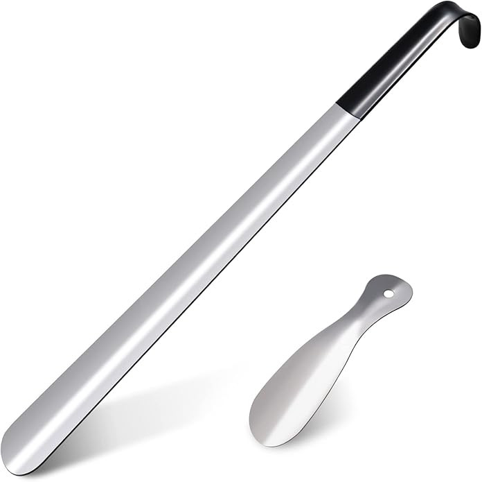 BOOMIBOO 2 Pcs Shoe Horn, 16.5 Inch Long Shoe Horn for Home Use, 7.5 Inch Shoe Horn for Travellin... | Amazon (US)