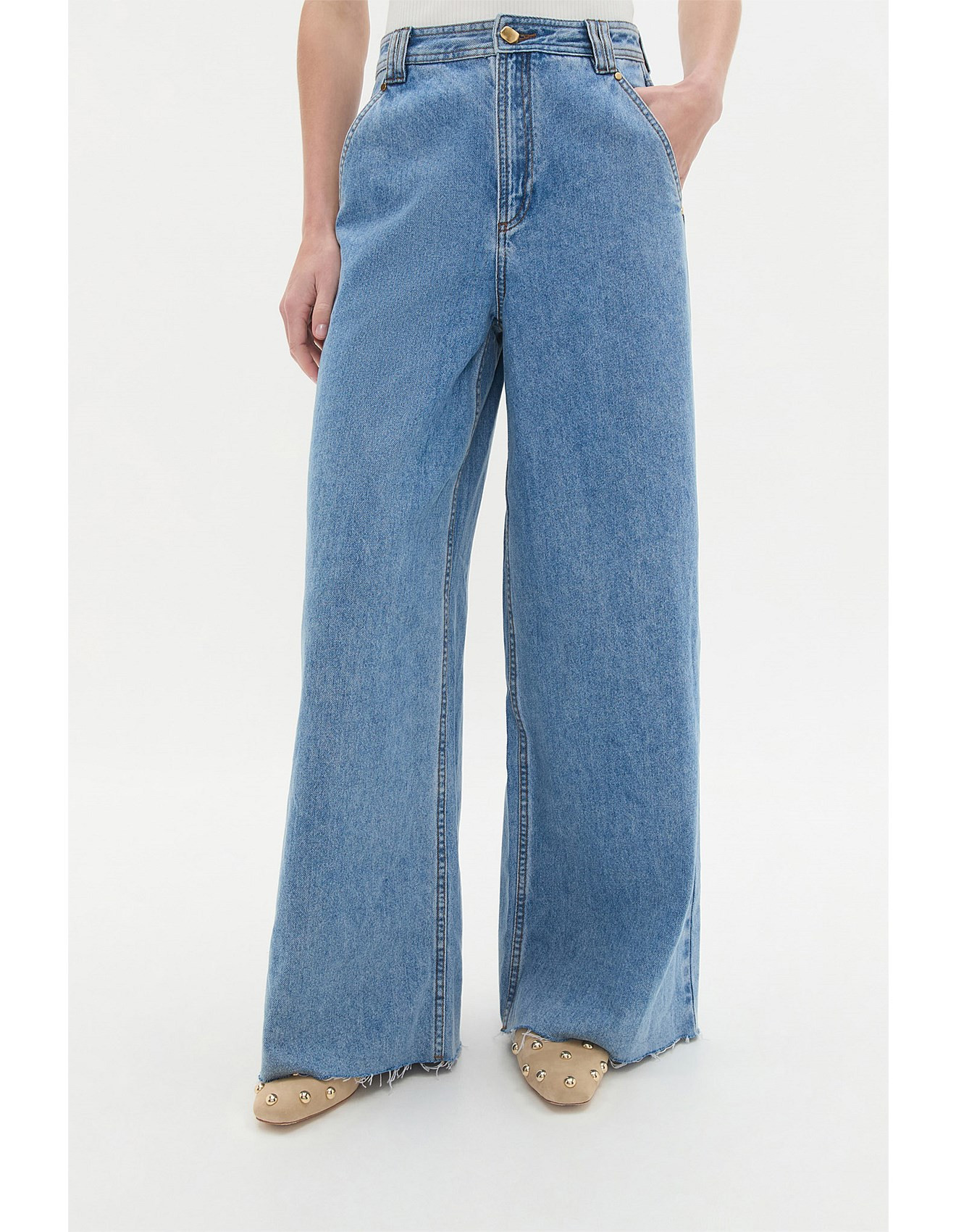 Holland Wide Leg Jean | David Jones (Australia & New Zealand)