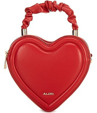 ALDO Javaberel Small Top Handle Heart Novelty Clutch - OPEN RED | Dillard's