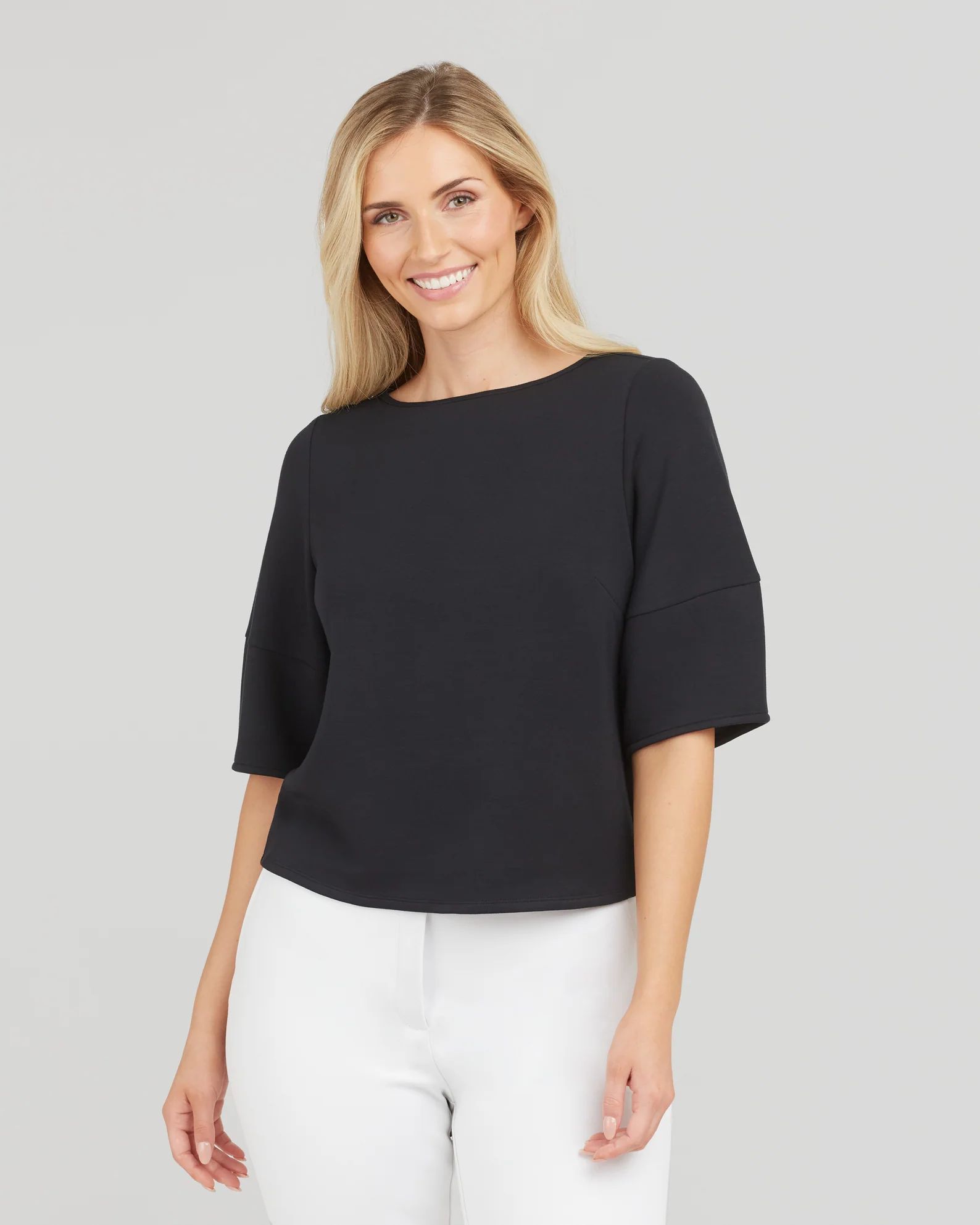 AirEssentials Desk to Dinner Elbow Sleeve Top | Spanx