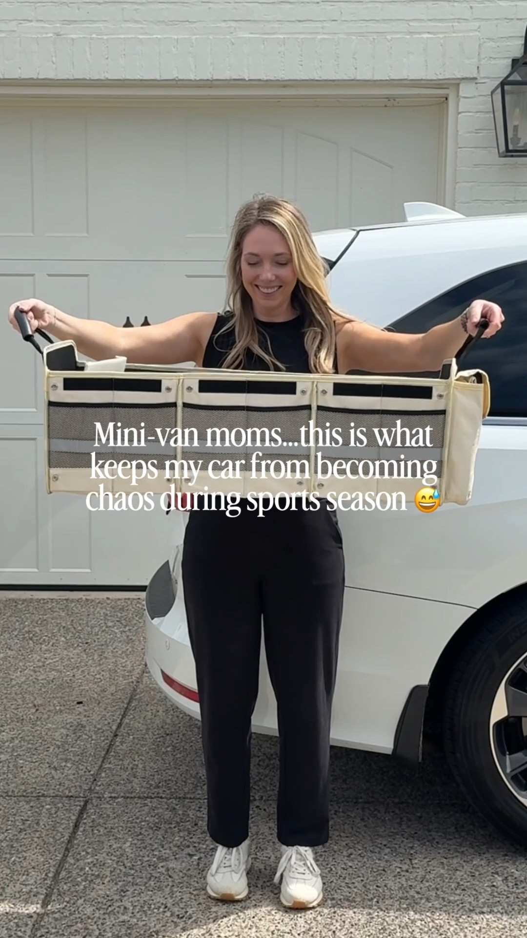 If you’re in your sports mom season, you know the car basically turns into your second home 😅
After a lot of trial and error, I really just wanted a way to give everything a “home”… without losing space for all the gear.
The insulated section keeps drinks cold, and the top is sturdy enough to still stack things like bat bags or grocery bags on top, which makes a huge difference.
Now everything stays in one place, and I’m not constantly digging around trying to find things.
It just makes busy days feel a little more manageable 🤍
What I keep in here: – snacks & drinks – wipes – first aid – sunscreen & bug spray – hair ties – jackets & a blanket – hand sanitizer – umbrella – extra socks – fan + charging cord – jumper box (better than cables because you don’t need a second car 🙌)
Save this for car survival kit for later & let me know what I should add to the list. 
#sportsmomlife #momcarorganization #minivanmom #organizedmomlife #momlifehacks

#LTKmomlife #LTKHome #LTKKids