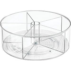 iDesign Linus Turntable, Clear | Amazon (US)